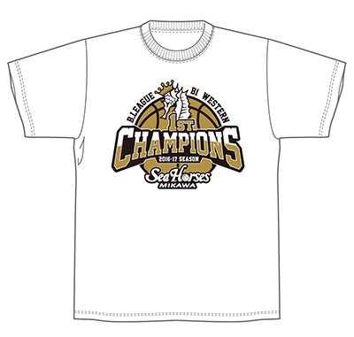 極美品United Athle Bリーグシーホース三河チームロゴDRY Tシャツ 西地区優勝記念Tシャツ完売・数量限定追加販売決定