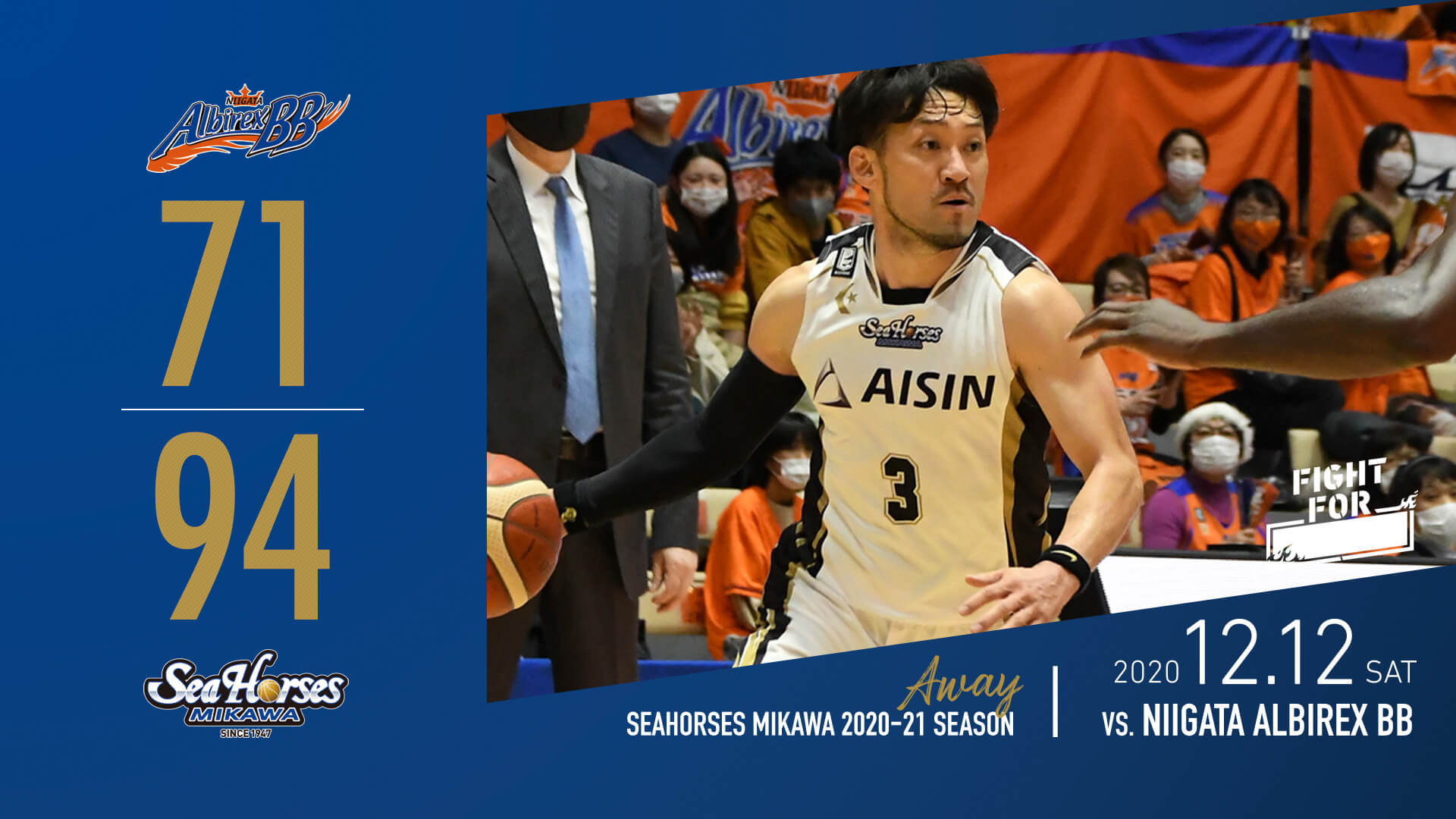 試合速報 シーホース三河