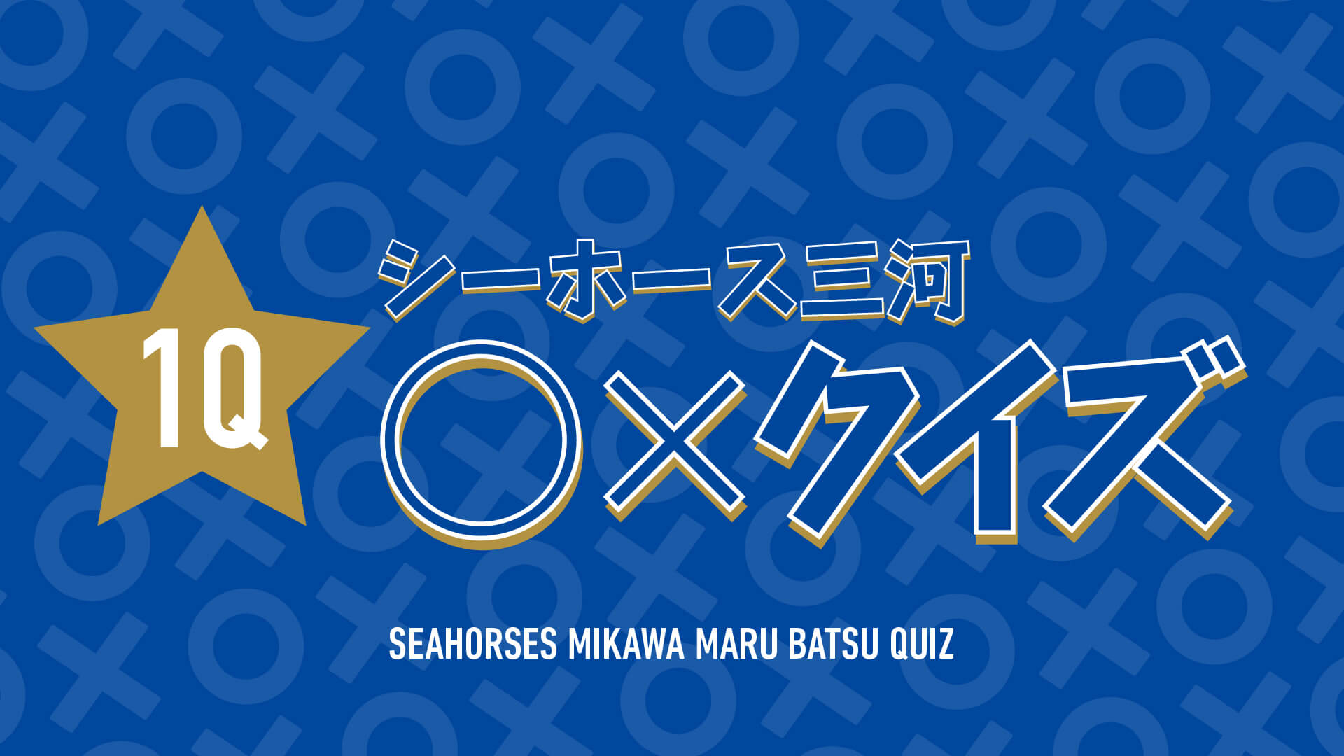 シーホース三河○×クイズ